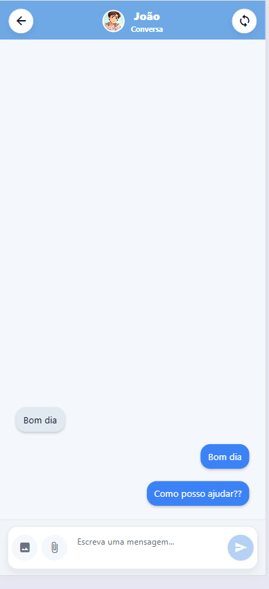 Tela de QR code do profissional no app